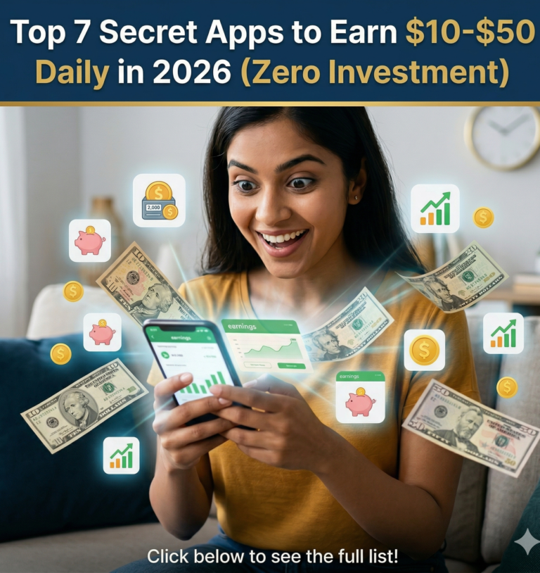 Top 7 Secret Apps to Earn $10-$50 Daily in 2026 (Zero Investment) 1 Top 7 Secret Apps to Earn $10-$50 Daily in 2026 (Zero Investment)